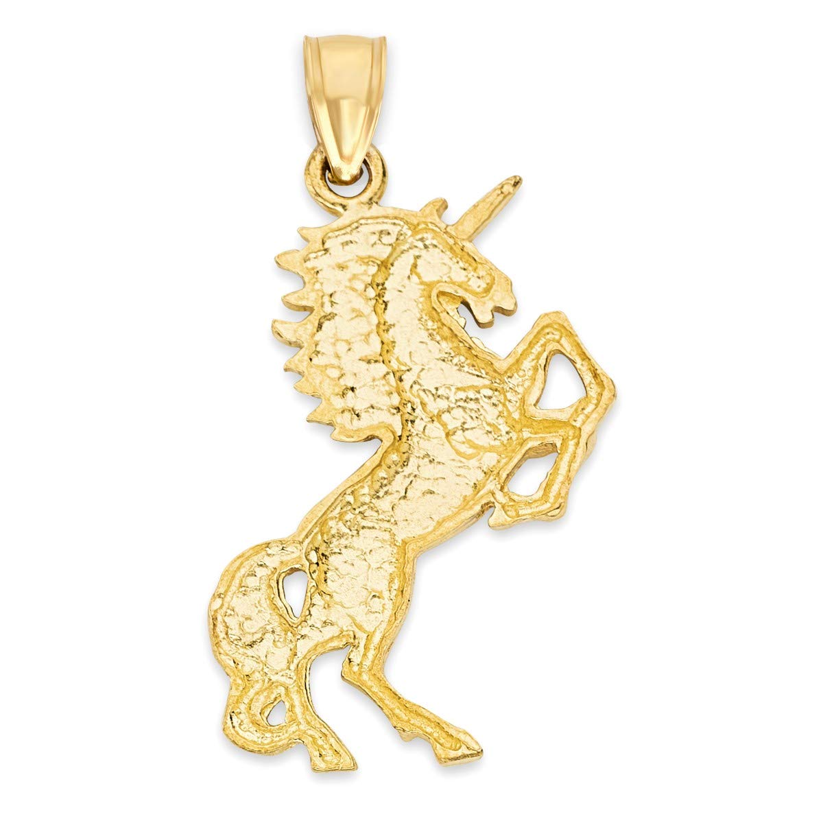 10k Real Solid Gold Unicorn Pendant Necklace - Fantasy Jewelry for Women - Magical Gift for Birthday, Christmas & Anniversary - Perfect for Everyday Wear & Special Occasions