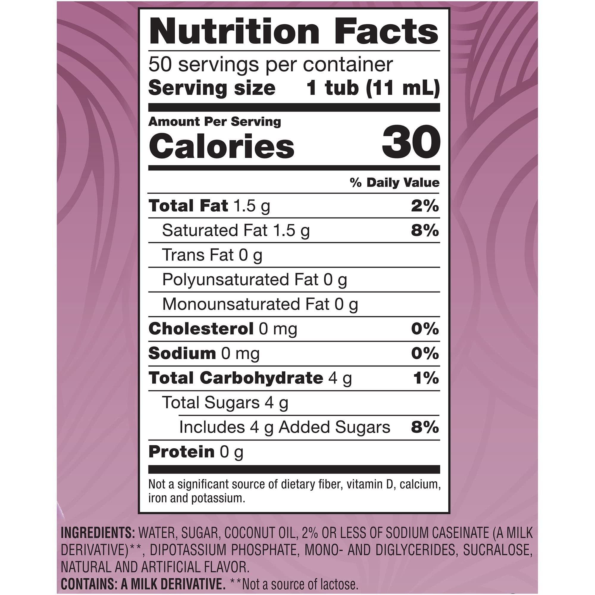 Coffee-Mate Italian Sweet Creme Liquid Coffee Creamer, 0.375 oz Single-Serve Cups (50 Count) - Perfect for Office Coffee Stations, Cafes & Home Brewing