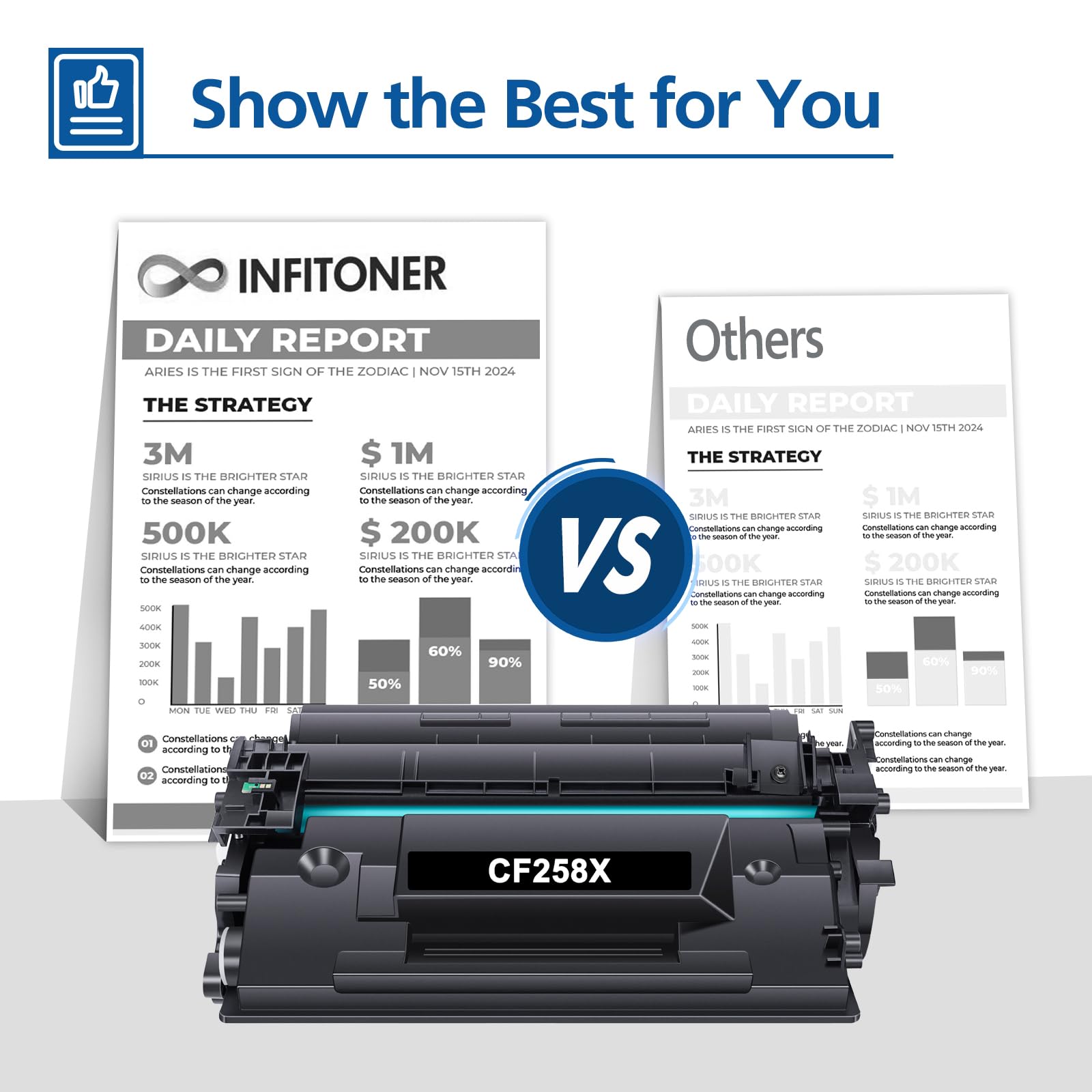 High Yield CF258X 58X Black Toner Cartridge - 2-Pack with Chip | Compatible Replacement for HP 58X/CF258X/58A/CF258A | Works with LaserJet MFP M428fdw/Pro M404n/M404dn/M404dw/M428fdn/M428dw Printers | Perfect for Office & Home Printing Needs