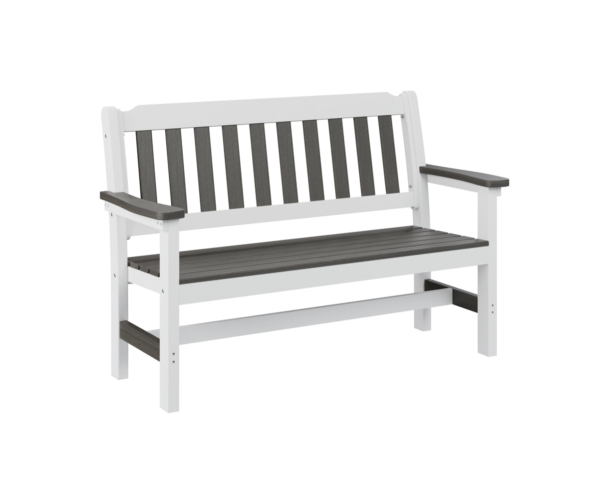 Berlin Gardens Outdoor Garden Bench - Heavy Duty Weather-Resistant Wooden Bench for Patio, Backyard, and Garden Seating - Perfect for Relaxing and Entertaining Guests