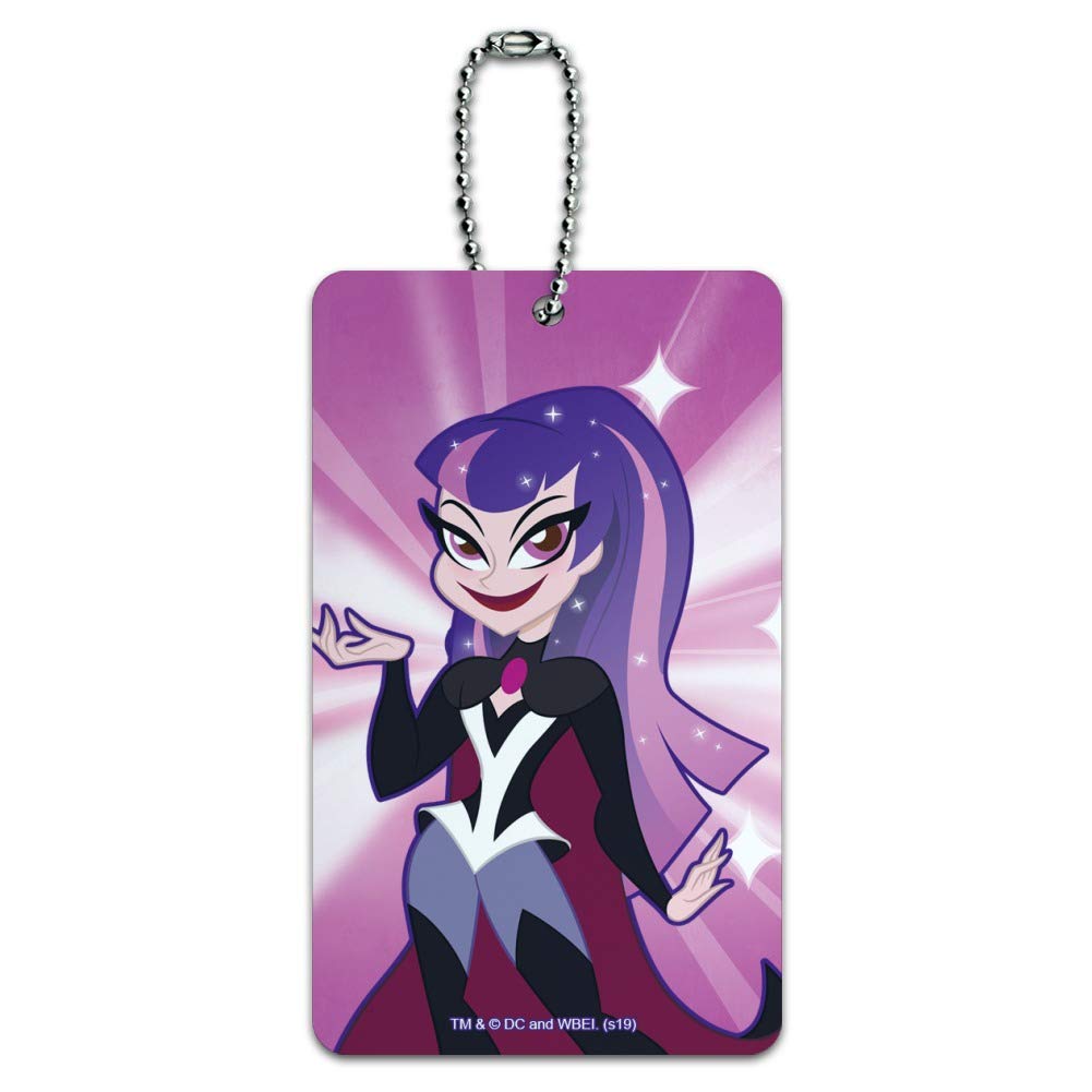 DC Super Hero Girls Zatanna Luggage Tag - Durable Suitcase ID Tag for Carry-On Bags - Perfect for Travel, School & Cosplay Accessories