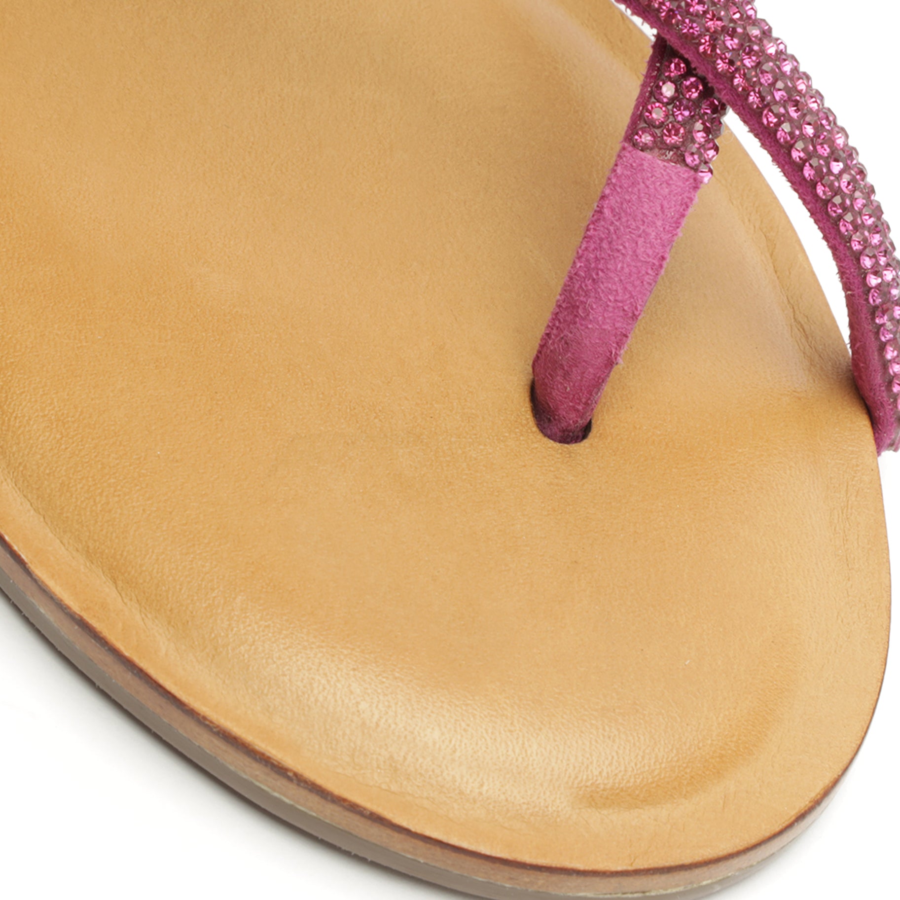 Alessandra Women's Nubuck Leather Sandals - Comfortable Strappy Flat Sandals for Summer, Beach, and Casual Outings