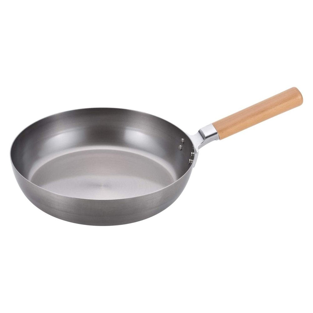 Premium Chitose Japanese Iron Non-Stick Frying Pan 26cm - IH Compatible, Healthy Cooking for Stir Fry, Omelets & Pancakes - Perfect for Home Chefs & Professional Kitchens