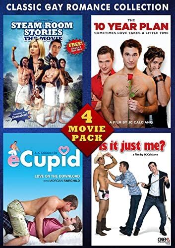 Classic Gay Romance Movie Collection - 4-Pack DVD Set | Heartwarming LGBTQ+ Love Stories for Date Night & Pride Month Viewing