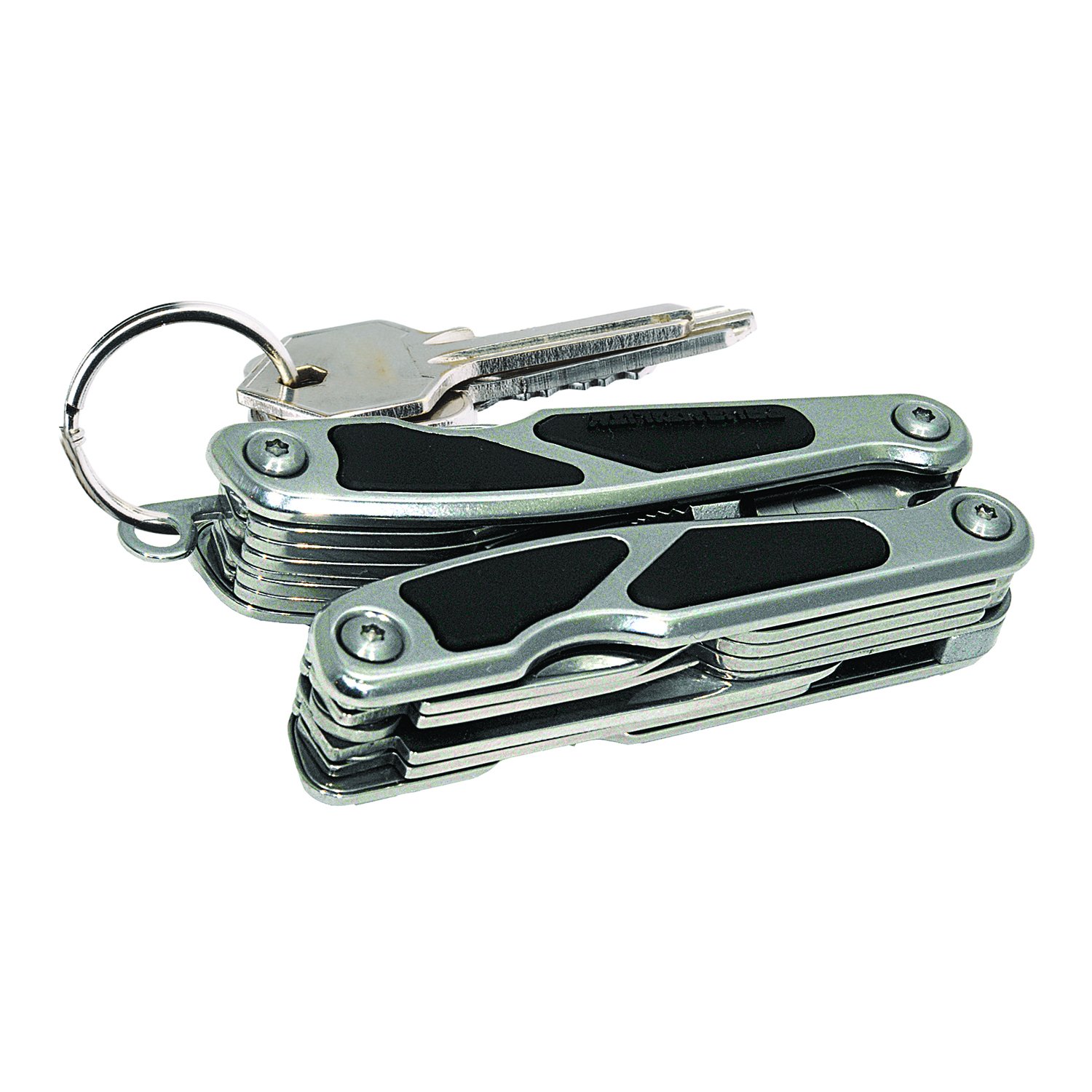 True Utility MultiMate Mini-Tool - 12-in-1 Compact Pocket Knife with Bottle Opener, Screwdriver & More | Perfect for Camping, Hiking, Survival Kits & Everyday Carry (EDC)