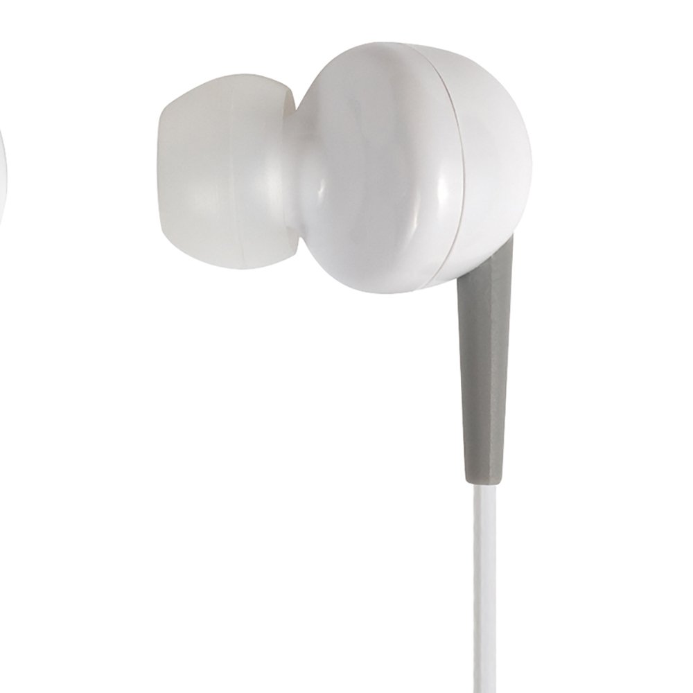 Koss 187197 Keb6i White In-Ear Headphones - Noise Isolating Earbuds for Running, Gym Workouts & Travel