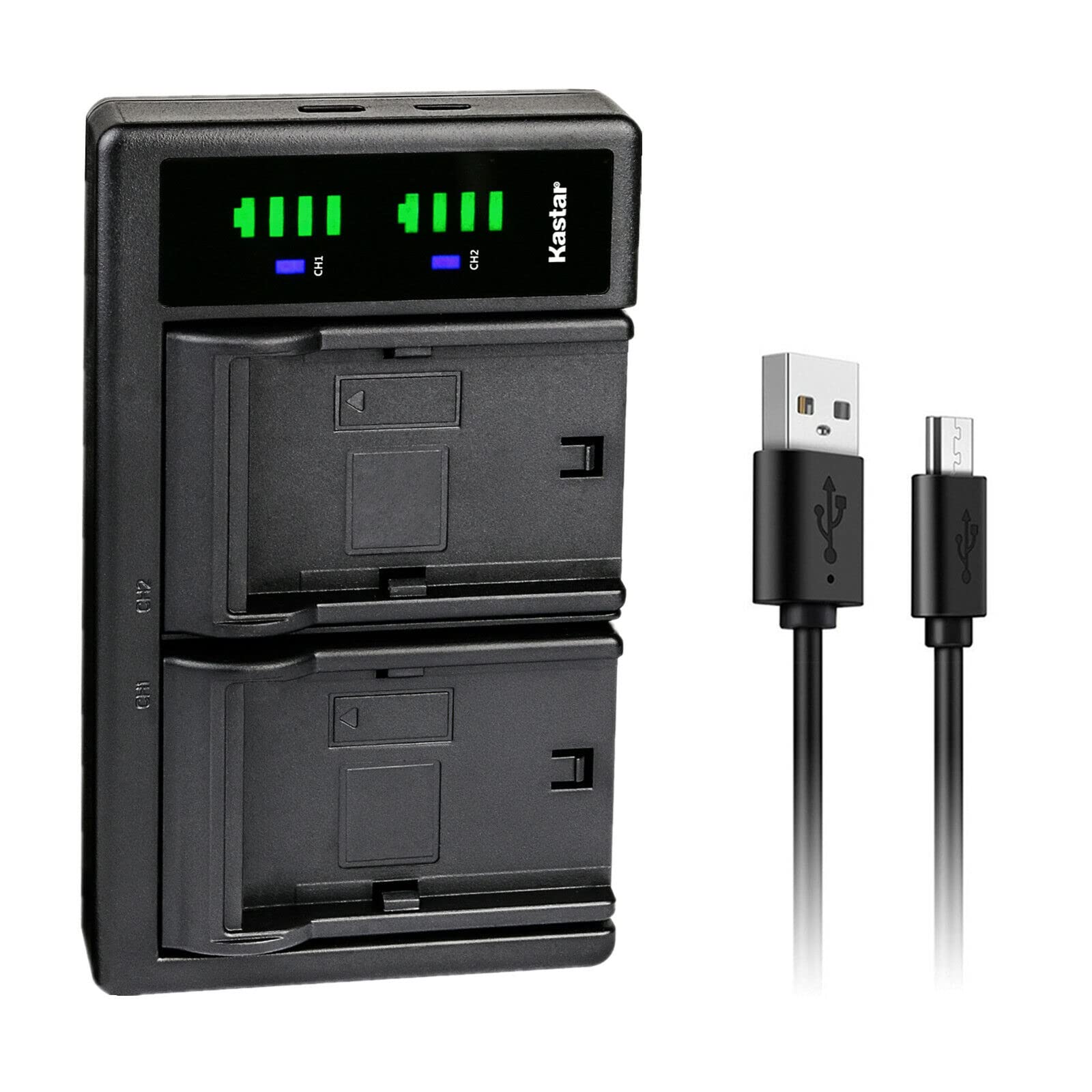 Kastar LTD2 USB Battery Charger Replacement for Samsung SLB-1237 Battery - Compatible with Samsung Digimax L55, L55W, L85 Digital Cameras - Perfect for Travel, Photography & Outdoor Adventures