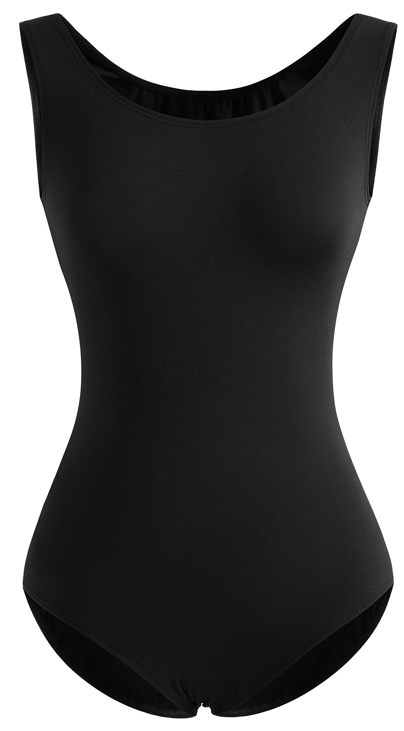 DANSHOW Women's Tank Leotards for Dance, Ballet & Gymnastics - Stretchable Performance Wear for Adults - Perfect for Studio Practice, Recitals & Competitions