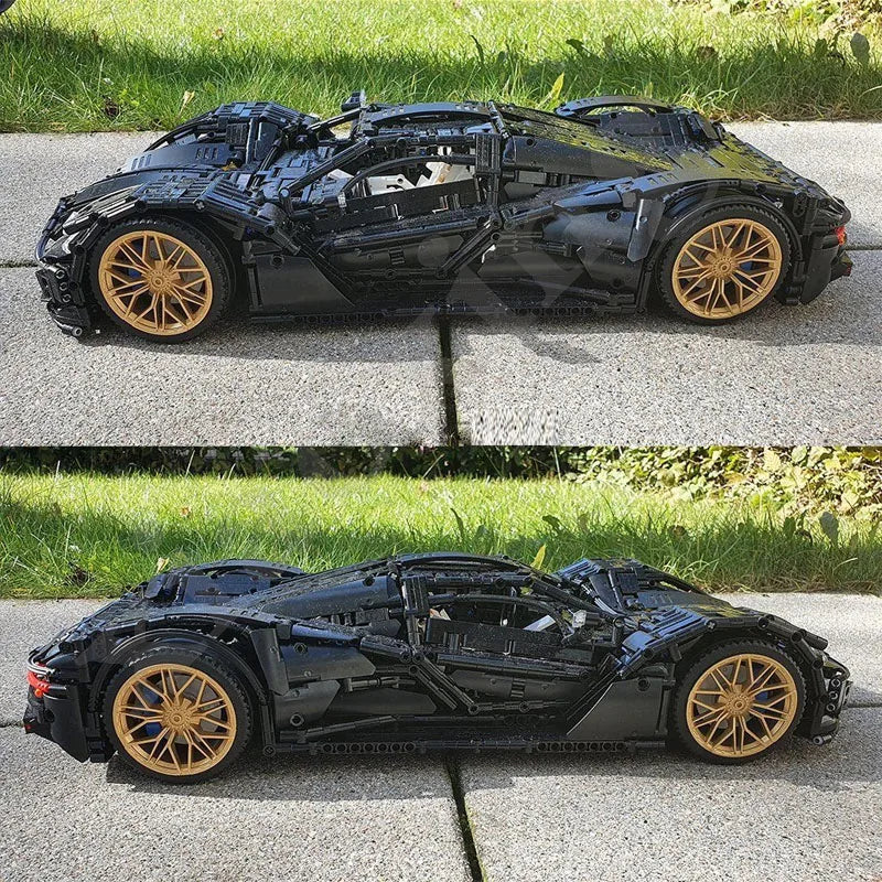 3515PCS MOC 89638 ASPARK Owl 1:8 Electric Supercar Building Blocks Set - Premium Collectible Model Kit for Adults & Teens, Perfect for Display, Gifts & DIY Projects