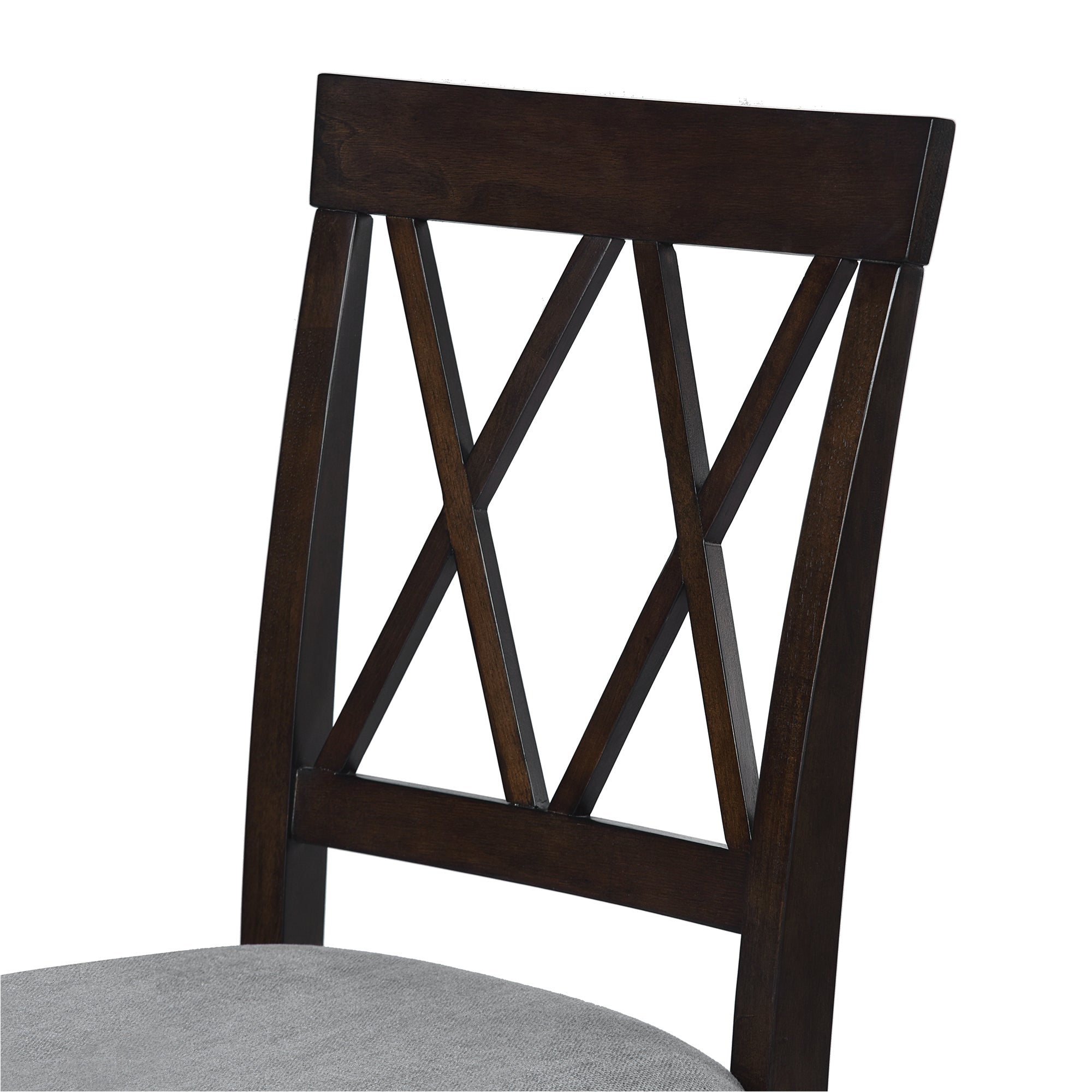 Stylish Upholstered Fabric Dining Chairs Set of 2 - Solid Wood Legs & Padded Seat for Kitchen, Diner & Breakfast Nook - Perfect for Small Spaces & Home Decor