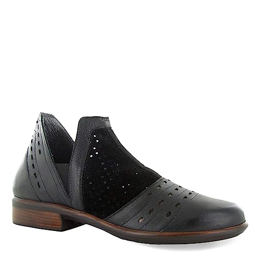 Perf. Black Suede/Soft Black Lthr/Glass Brown/Black Velvet Nbk