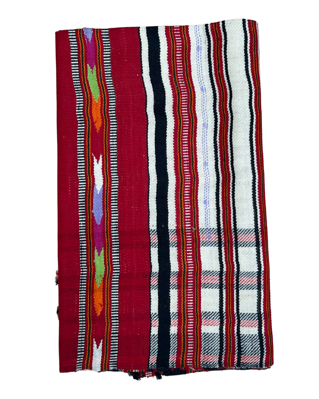 Handmade Tribal Woven Fabric - Medium Size Cotton Textile for Boho Home Decor, Wall Hangings & Table Runners | Perfect for Bohemian Style Living Room, Bedroom & Wedding Decorations
