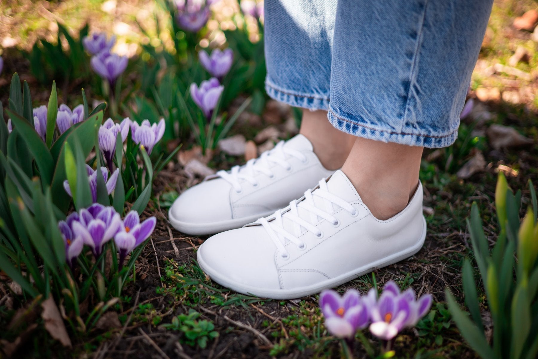 Barefoot Sneakers for Women & Men - Be Lenka Prime 2.0 Minimalist Shoes | Lightweight & Flexible White Running Shoes | Perfect for Gym, Yoga & Everyday Wear