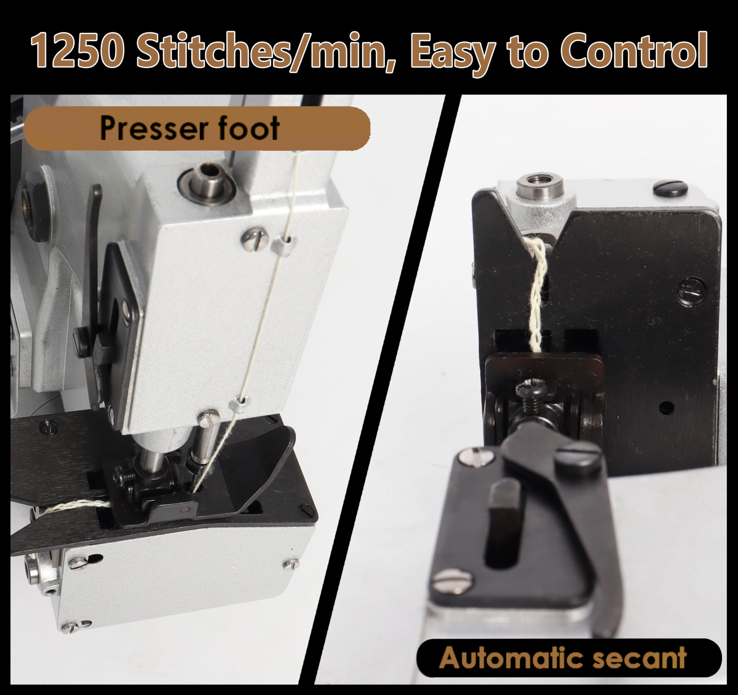 Heavy Duty Cordless Bag Closing Machine - Automatic Bag Stitcher for Jute, Seed & Vinyl Rice Bags | Industrial Sewing Machine (GK26-1A) | Perfect for Agriculture, Food Packaging & Warehouse Use