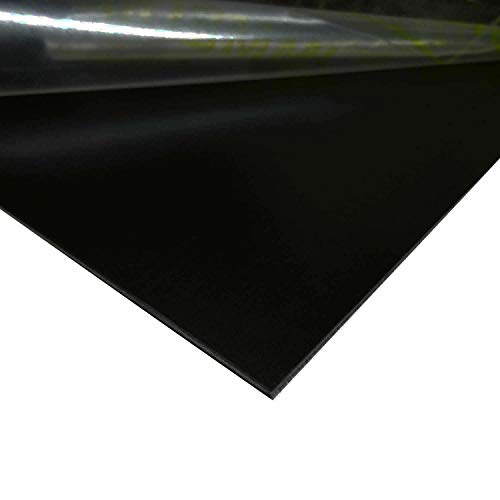 1 Piece Black Mill Painted Aluminum Sheet - 0.050