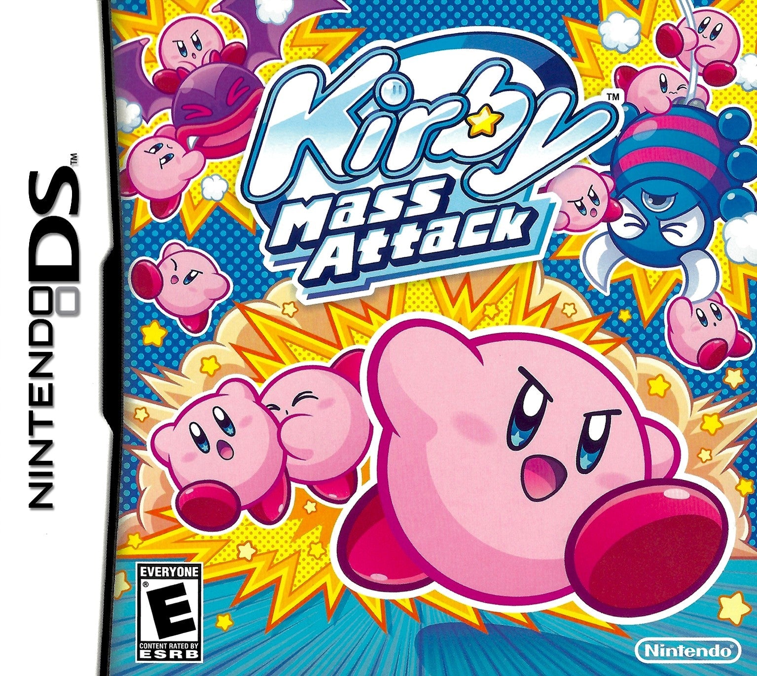 Kirby Mass Attack - Nintendo DS Action Adventure Game for Kids & Adults | Fun Multiplayer Battle & Puzzle Solving | Perfect for Family Game Nights & Travel Entertainment