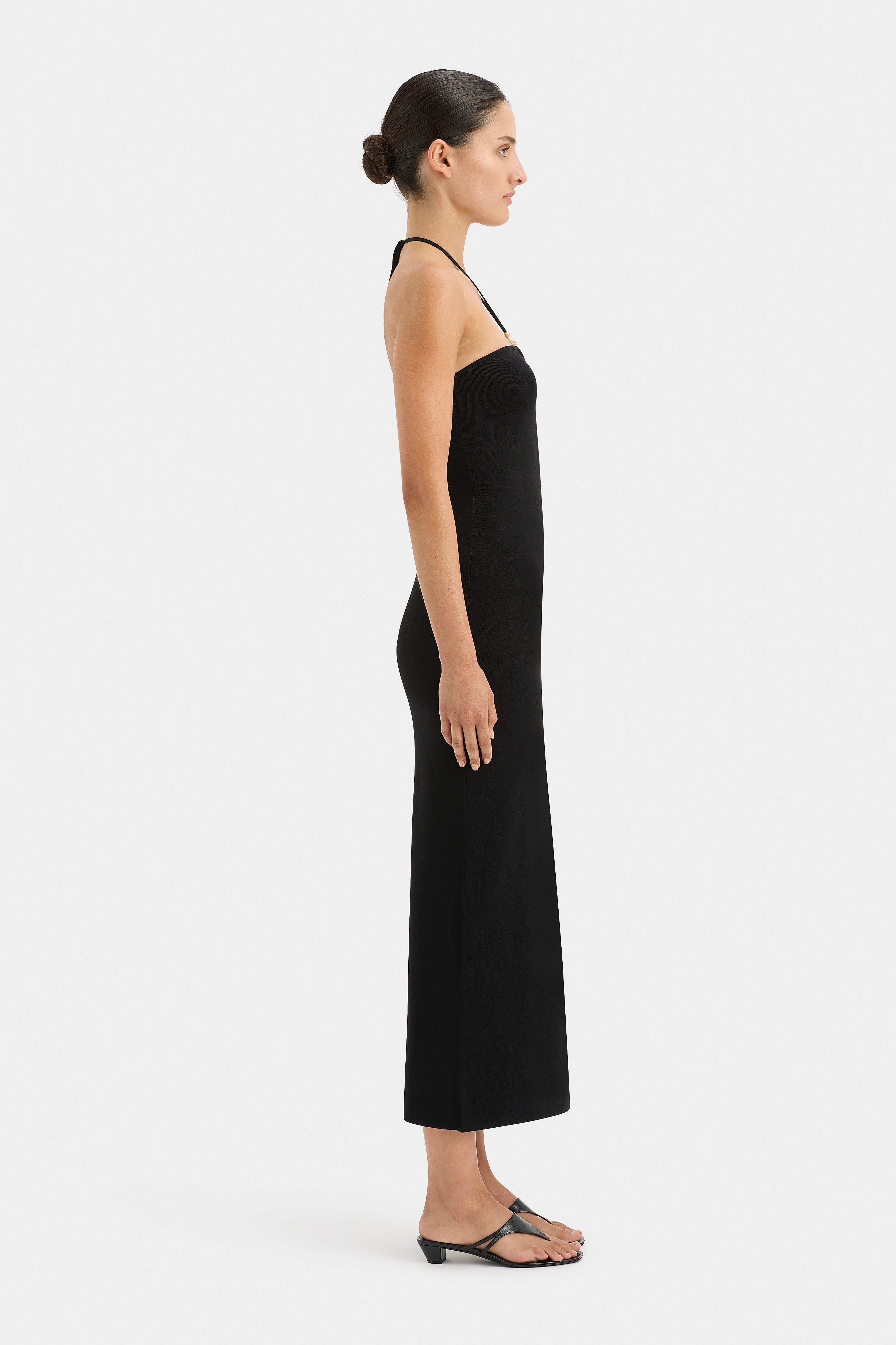 Salvador Beaded Halter Dress for Women - Elegant Bohemian Summer Party Outfit - Perfect for Beach Weddings, Vacations & Night Out
