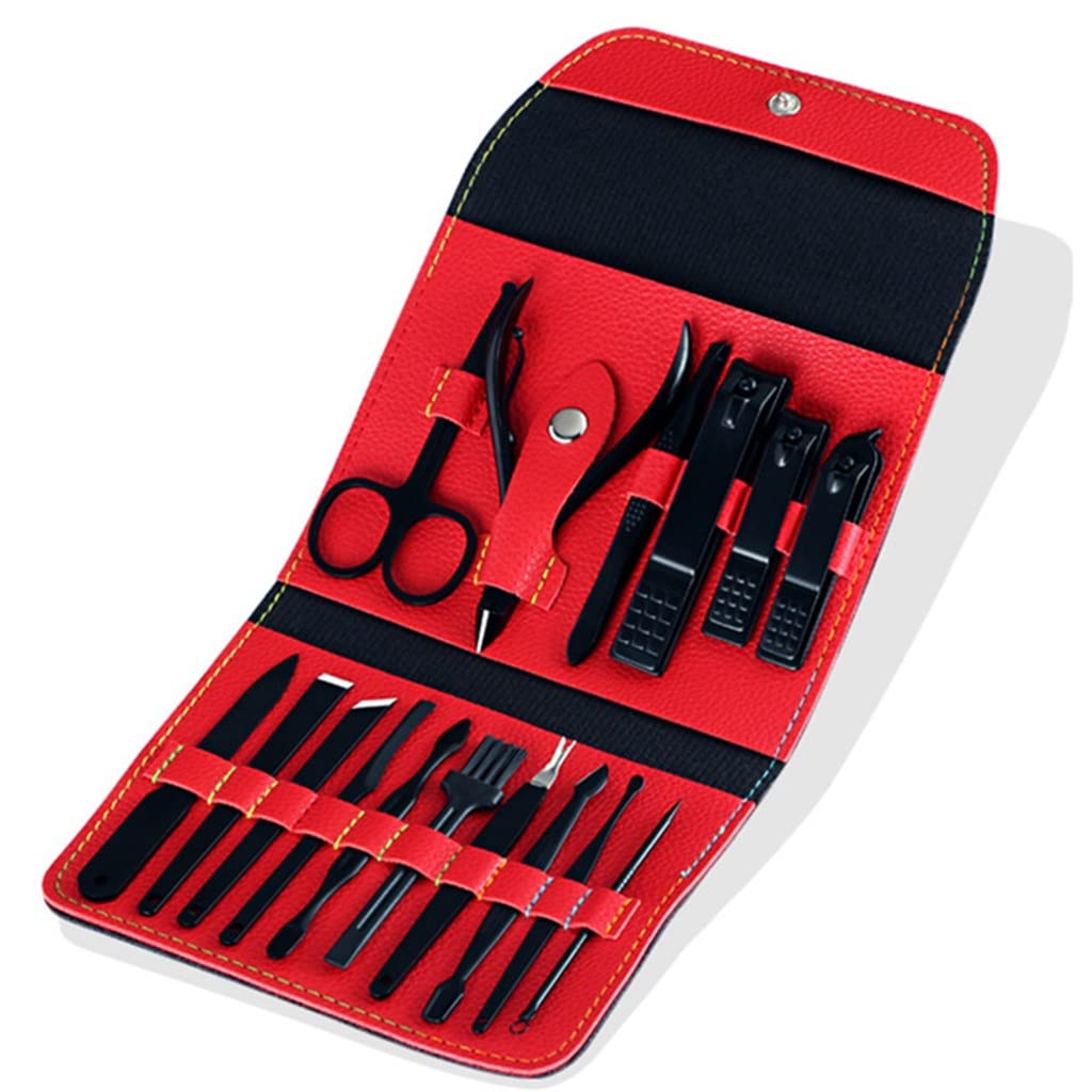Professional Stainless Steel Nail Clipper & Cuticle Scissors - Manicure Pedicure Set for Home & Salon Use - BIENKA SAWQF Fingernail Care Tools