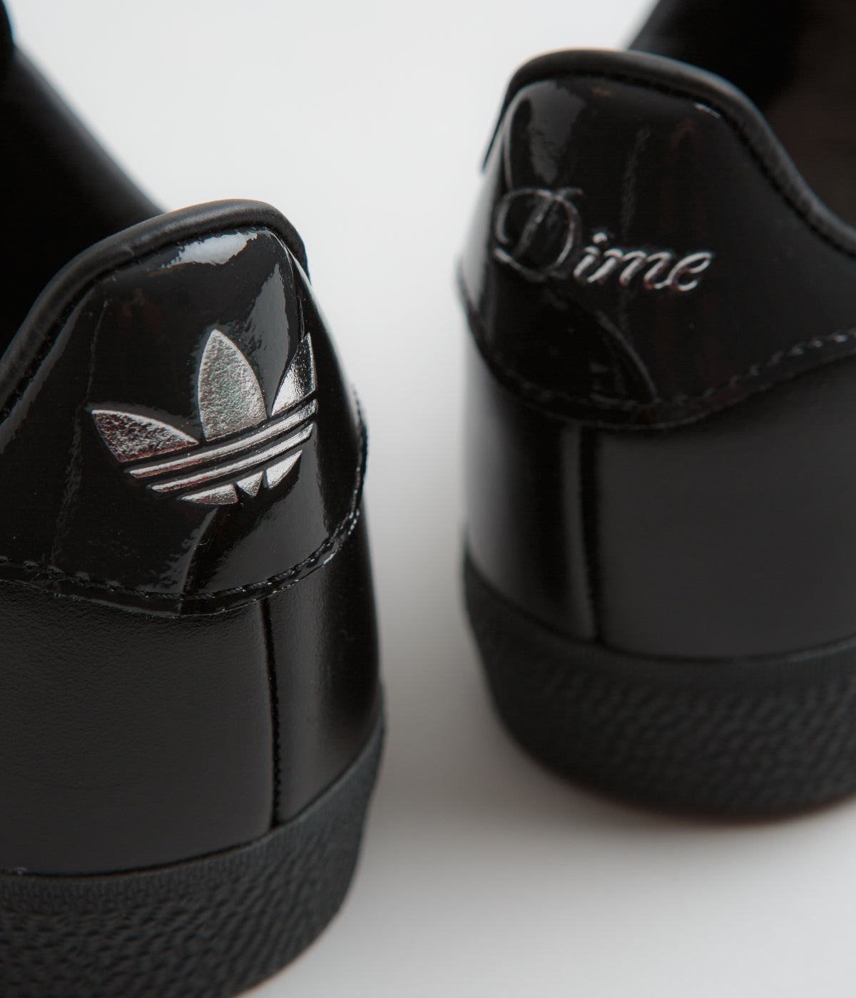 Adidas x Dime Gazelle ADV Sneakers - Core Black / Silver Metallic / Carbon - Men's Streetwear Shoes for Casual Wear & Urban Fashion