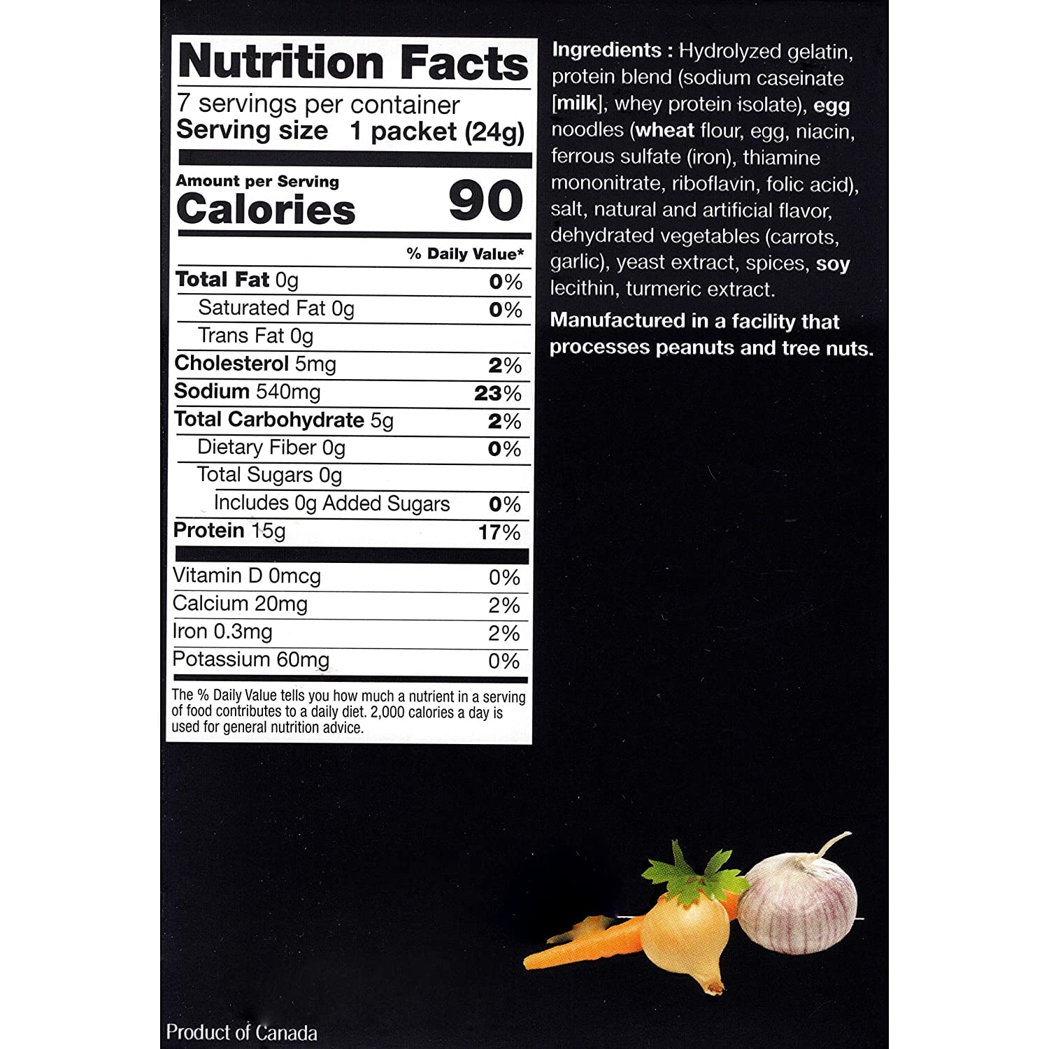 PROTIFIT High Protein Soup Mix - 15g Protein, Low Calorie, Low Sugar, Low Fat, Low Carb | Ideal Protein Compatible | Chicken Noodle Flavor | 7 Servings per Box | Perfect for Weight Loss, Keto Diet & Post-Workout Recovery