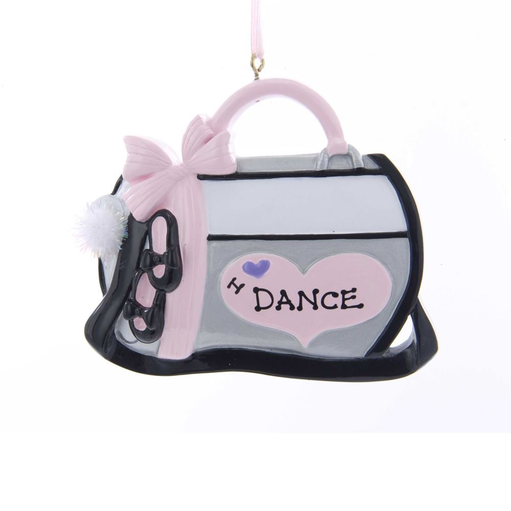 The Bridge Collection Personalized Dance Bag Ornament - Keepsake for Dancers, Perfect for Christmas Tree Decor, Dance Recital Gifts & Studio Showcase