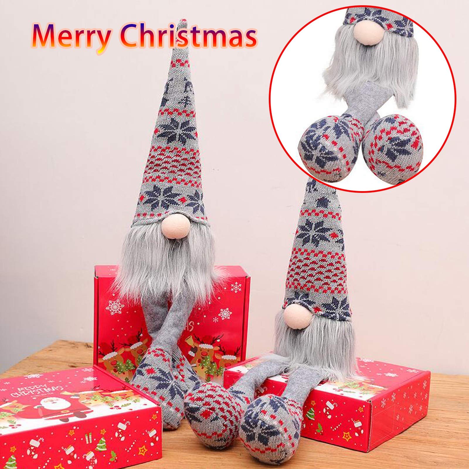 Handmade Santa Cloth Doll - Christmas Home Decor, Holiday Gift for Birthday & Festive Ornaments | Perfect for Tree Decorations, Party Favors, and Cozy Holiday Ambiance