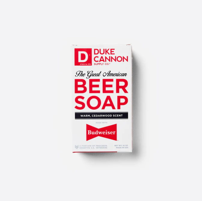 Duke Cannon The Great American Beer Soap - Handmade Bar Soap for Men with Natural Ingredients - Perfect for Shower, Grooming & Gift Giving