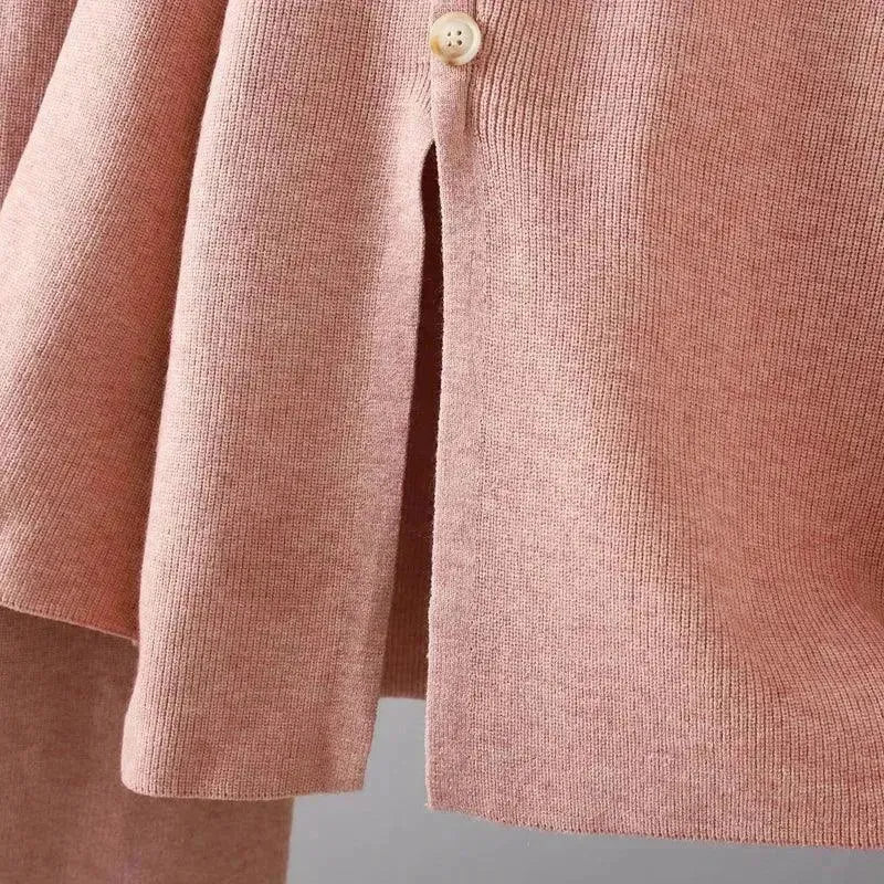 Women's Cozy Casual Wool Two Piece Pants Set - Soft Winter Lounge Outfit for Home & Office Wear