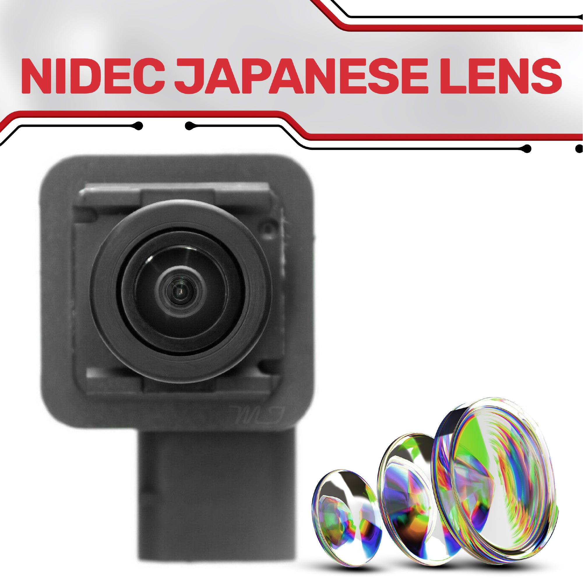 2018-2019 Ford F150 Backup Camera Replacement - OEM JL3Z19G490C Compatible with Crew Cab/Extended Cab/Regular Cab - Perfect for Parking & Reversing Safety