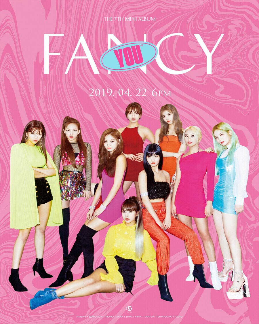 TWICE FANCY YOU 7th Mini Album [A] Version - CD, Poster, Photo Book, Lenticular Card, 5 Photo Cards, Sticker, Store Gift & Pre-Order Bonus (10pc Photo Card Set) - Perfect for K-Pop Fans & Collectors