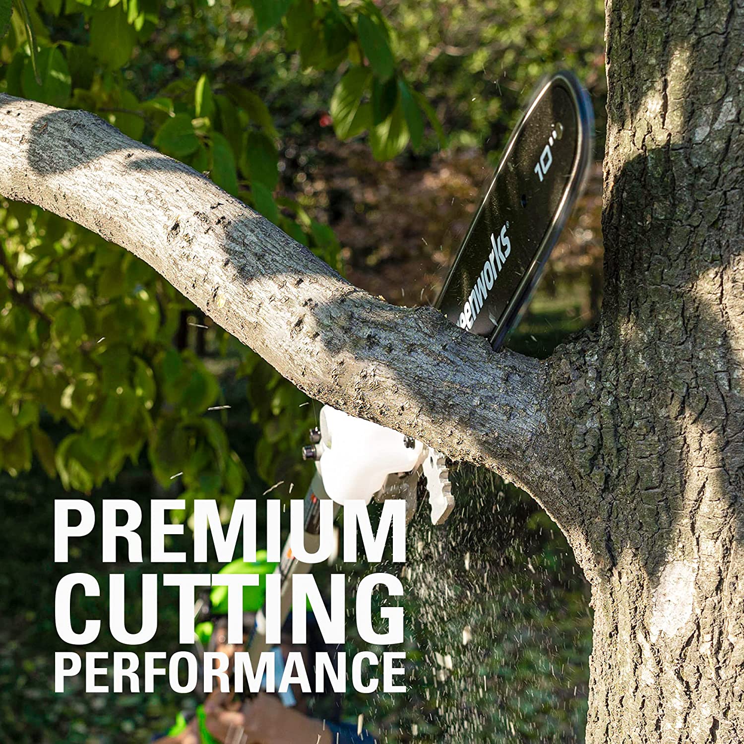 10 Inch Polesaw Attachment - Lightweight & Durable Tree Trimmer Extension for Easy Branch Cutting - Perfect for Gardening, Landscaping, and Outdoor Maintenance