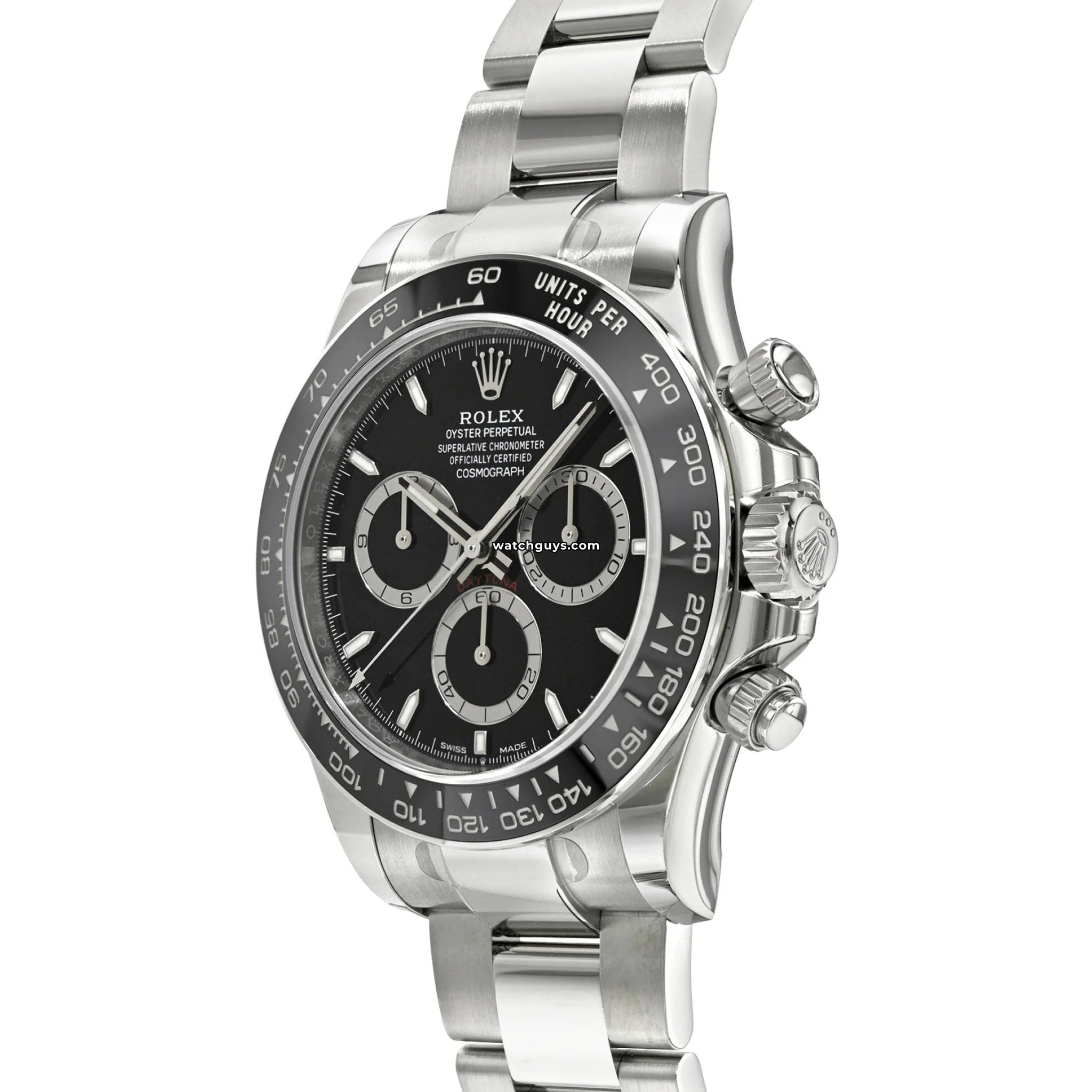 Rolex Daytona 126500LN Black Stainless Steel Men's Watch - Luxury Chronograph Timepiece for Business, Gifting & Special Occasions