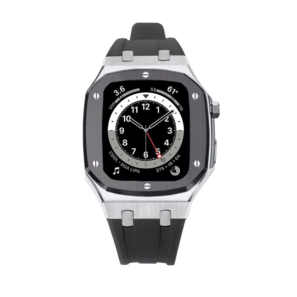 Apple Watch Rugged Rubber Case for iWatch Series 6/7 - Shockproof Protective Cover for Outdoor Sports & Fitness Activities