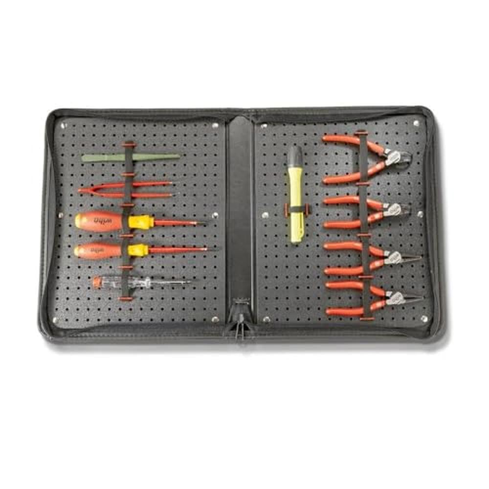 Heavy Duty Black Zippered Tool Pouch - Basic Utility Belt Organizer for Electricians, Carpenters & DIY Projects | Durable Construction Work Gear (Model 5650020061)