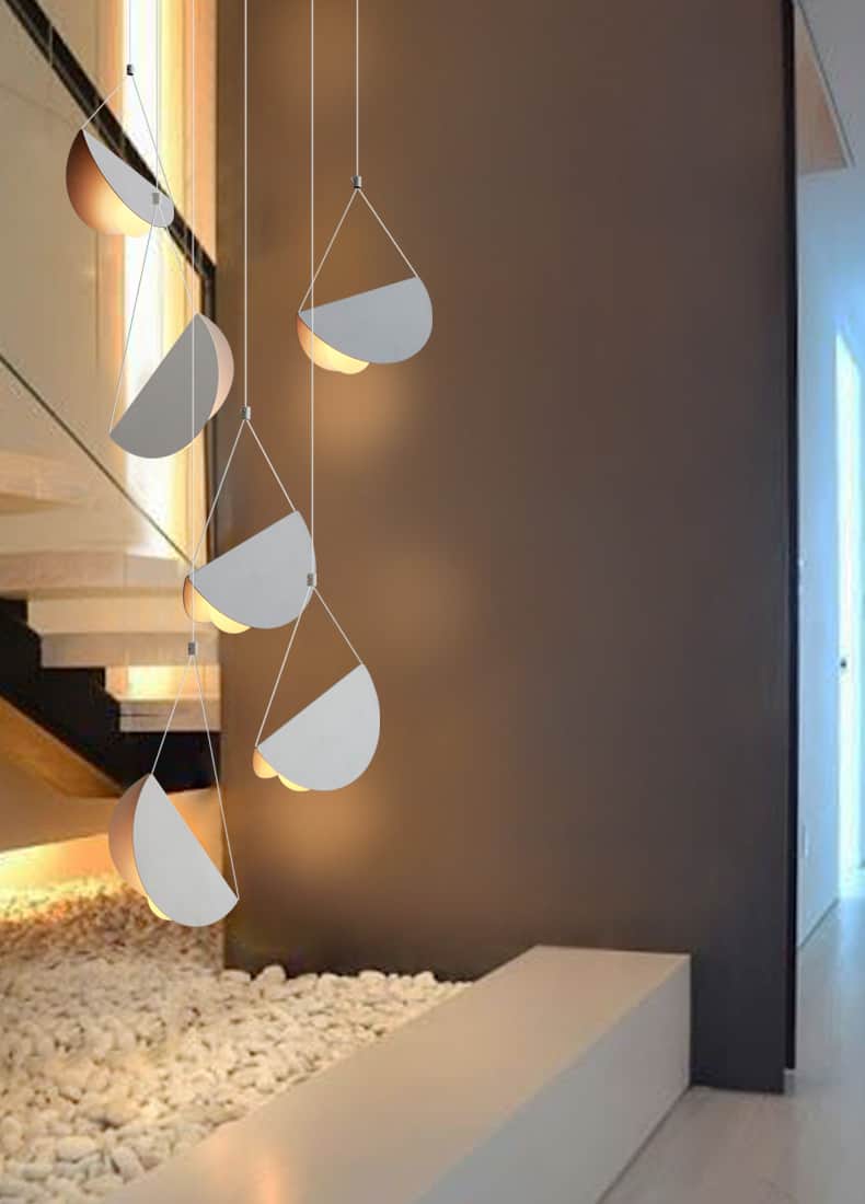 Origano Folded Flaps Pendant Lamp - Modern Ceiling Light Fixture for Dining Room, Bedroom & Living Room Decor