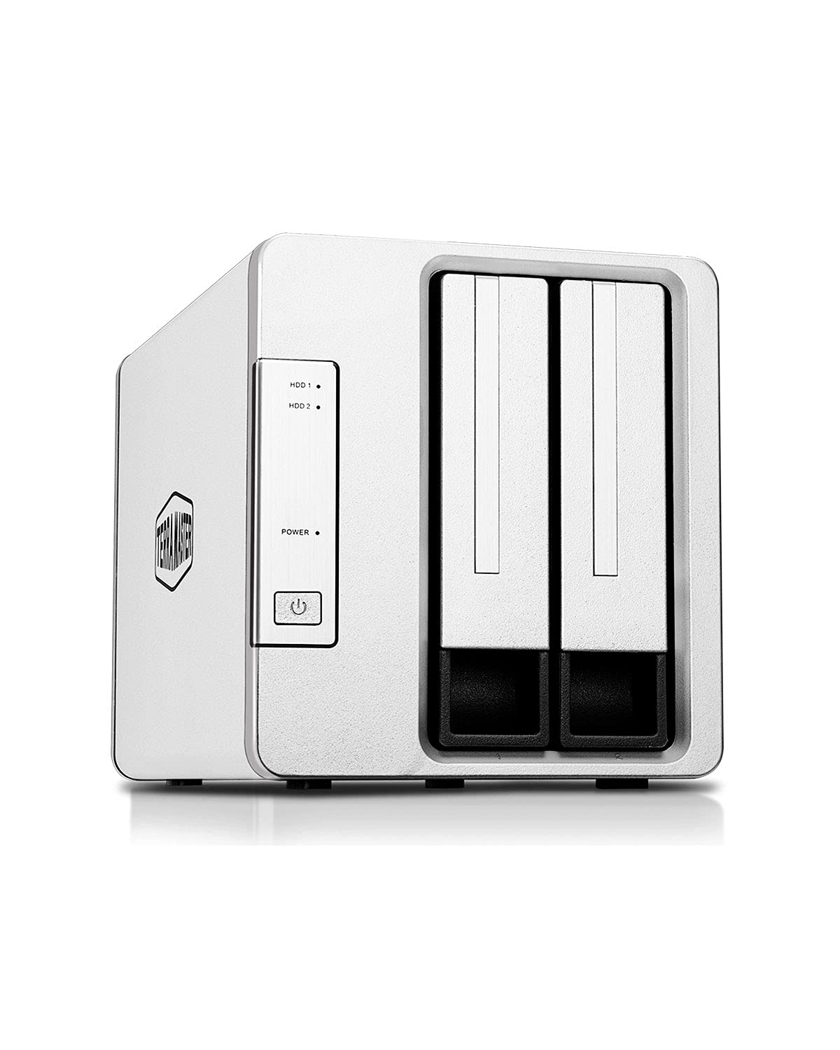 TERRAMASTER D2-310 USB 3.1 Gen1 Type-C External Hard Drive Enclosure - 2 Bay RAID Storage (0/1/Single) for Mac & PC - Perfect for Data Backup, Video Editing & Media Storage (No HDD Included)