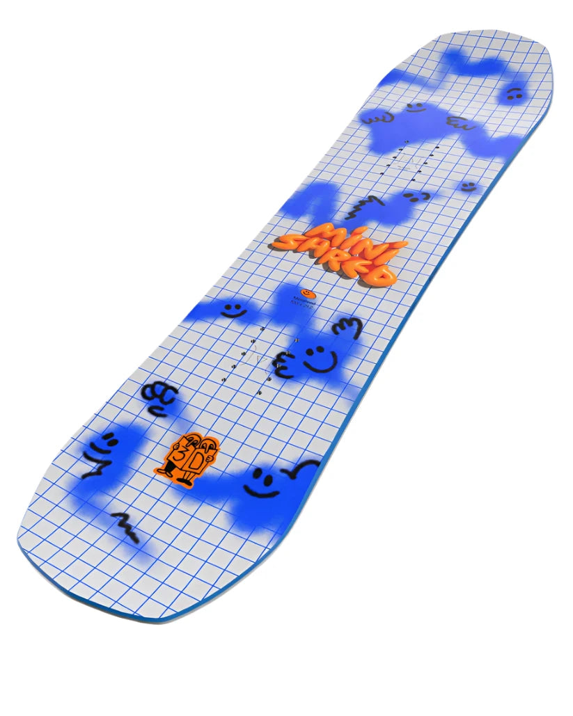 Bataleon 2025 Junior's Minishred Snowboard for Kids - Perfect for Young Riders & Beginners on Powder, Park & All-Mountain Terrain