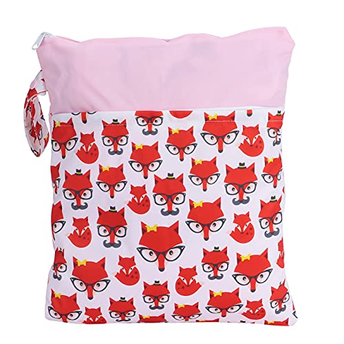 Double Zipper Diaper Bag for Baby - Portable Wet Clothes Pouch for Swimming & Beach