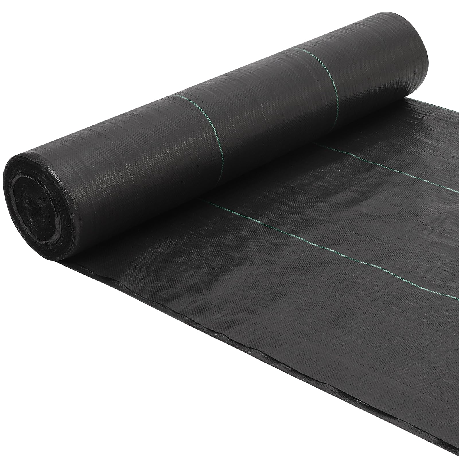 GARVEE 3.2OZ Heavy Duty Weed Barrier Landscape Fabric - 5 Pack 330FT Woven PP Weed Control Mat for Garden, Driveway & Landscaping | Durable Geotextile Ground Cover to Block Weeds | Perfect for Flower Beds, Vegetable Gardens & Pathway Protection