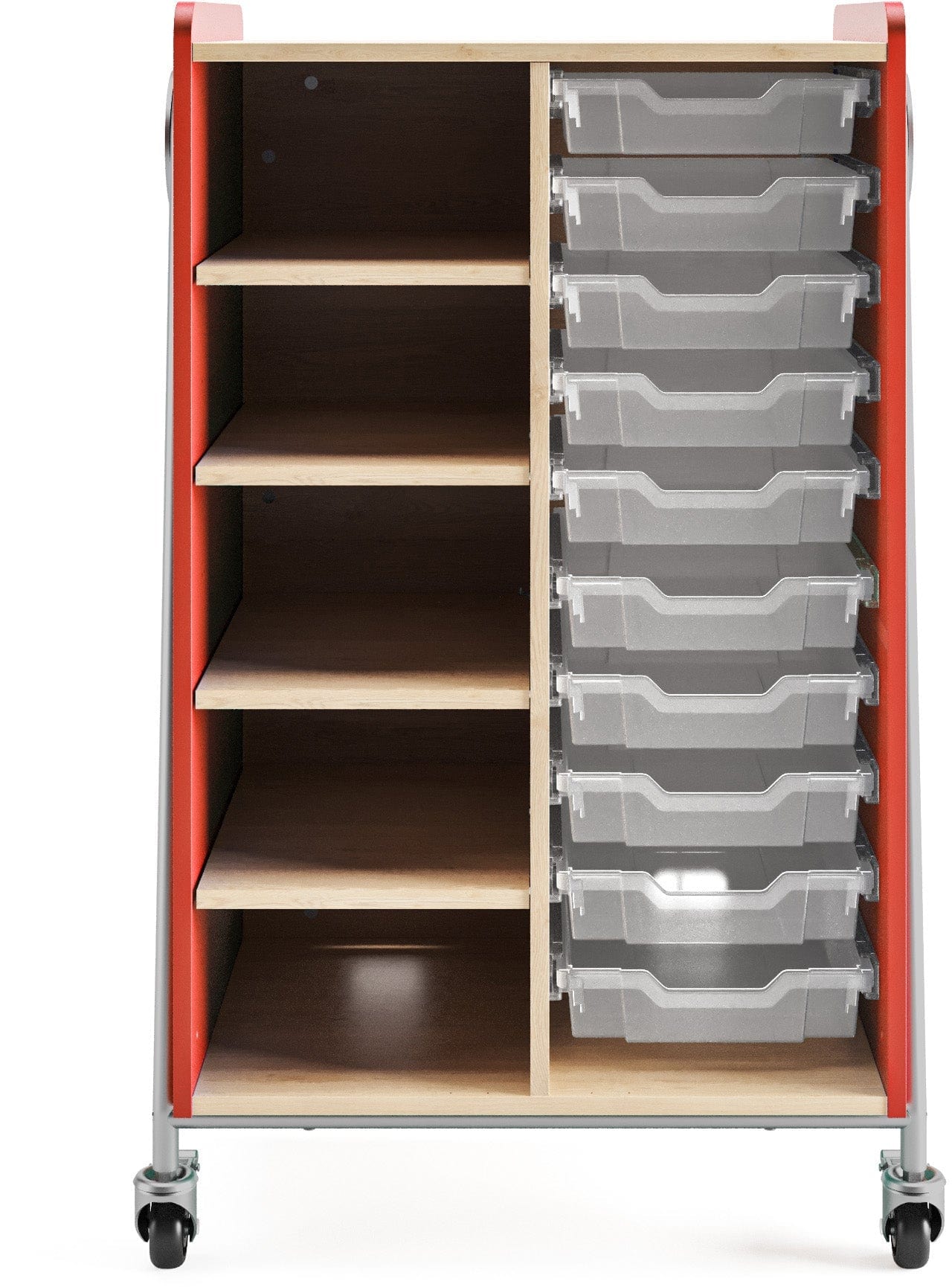 Safco 3922 Whiffle Double 48-Inch Wire Mesh Organizer - Perfect for Office, Home, and Classroom Storage Solutions
