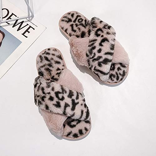 Women's Cozy Fuzzy Slippers - Soft Plush Fleece House Shoes for Indoor/Outdoor Use - Perfect for Lounging & Errands