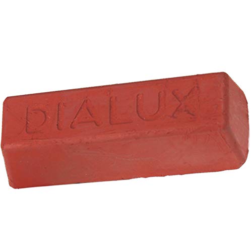Premium Red Dialux Jewelers Polishing Compound Rouge Bar - Professional Metal Polishing Wax for Jewelry, Silver, Gold & Watch Repair - Ideal for Bench Jewelers & DIY Metal Polishing Projects