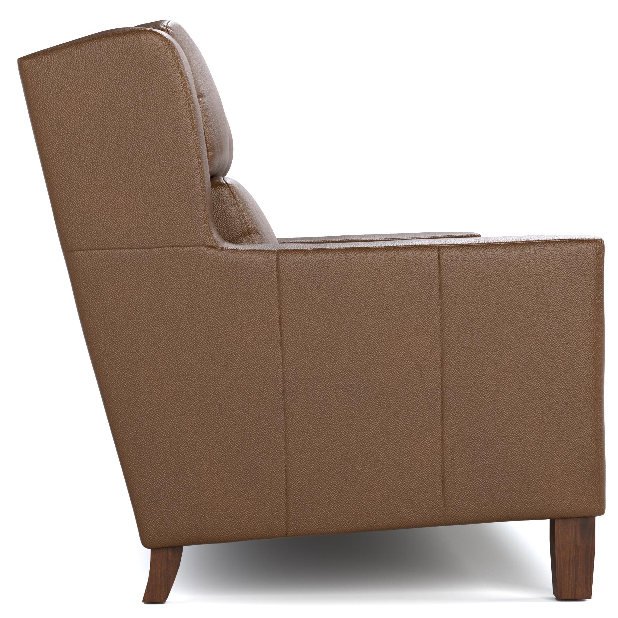 Woodlands Track Arm Sofa - Modern Upholstered Living Room Couch for Home & Office - Perfect for Lounging, Entertaining & Relaxing