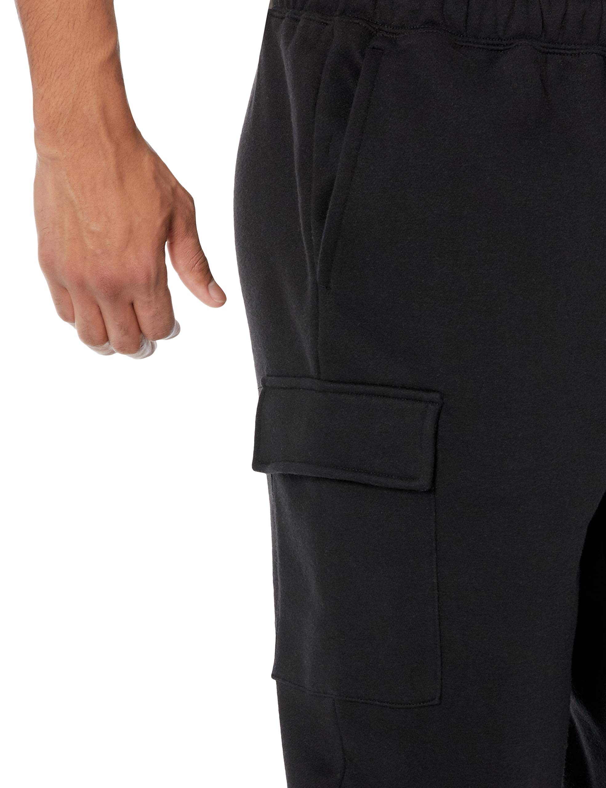 Amazon Essentials Men's Cargo Fleece Sweatpants - Comfortable Winter Joggers with Pockets for Outdoor Activities, Lounge & Travel