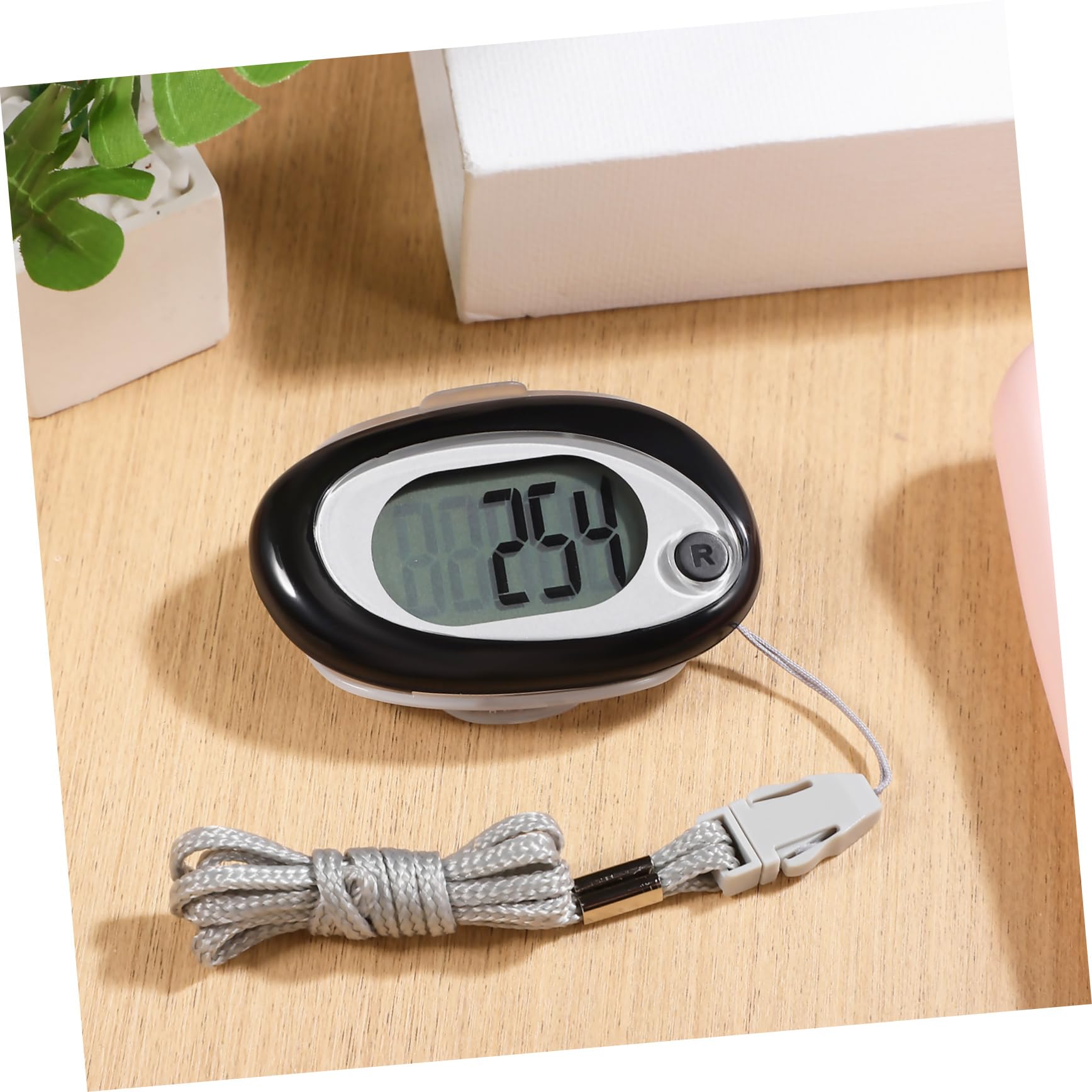 BESPORTBLE Digital Pedometer - Step Counter for Walking, Running & Fitness Tracking - Accurate Step Tracker with Clip - Perfect for Jogging, Hiking & Daily Activity Monitoring