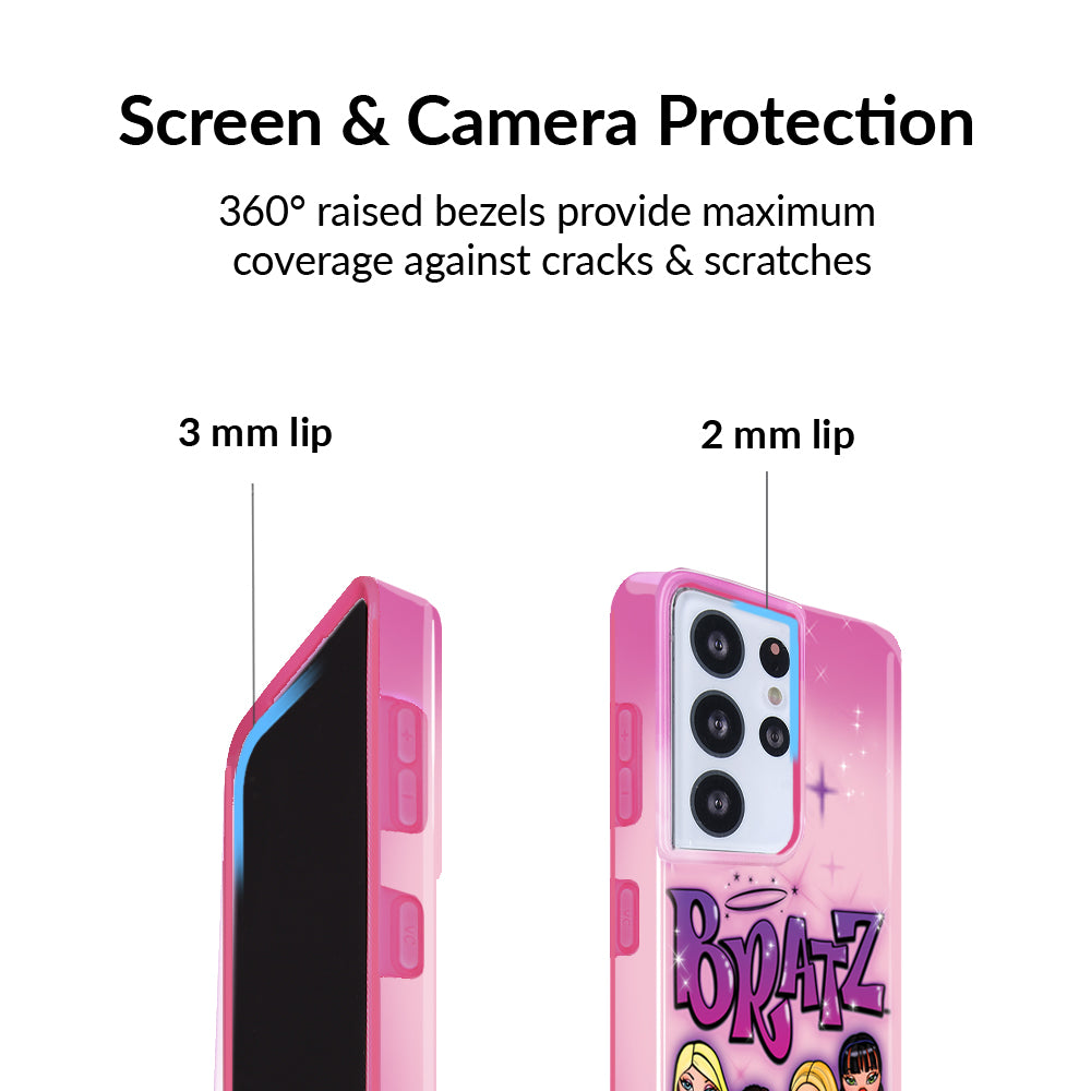 Bratz Airbrush Angelz Samsung Phone Case - Stylish Protective Cover for Samsung Galaxy - Perfect for School, Work, and Everyday Use