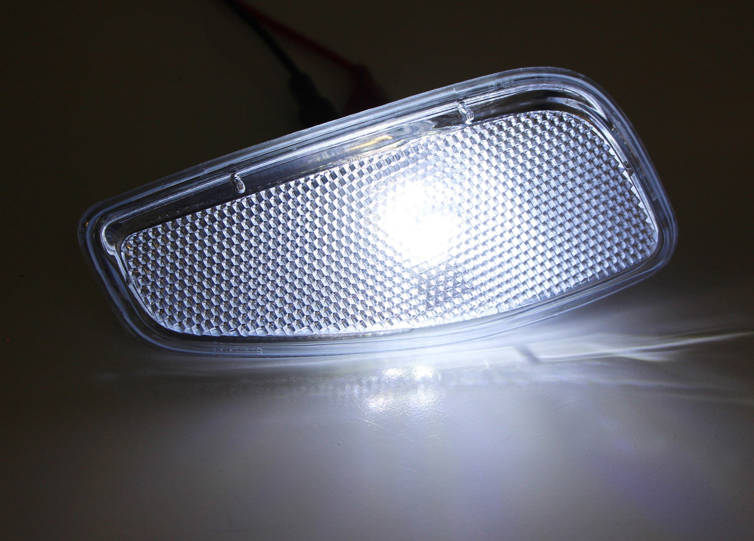 2015-2023 Jeep Renegade Clear Side Marker Lights with White LED Bulbs - Smoked Lens Turn Signal Lights Replacement for Daytime & Night Driving Safety