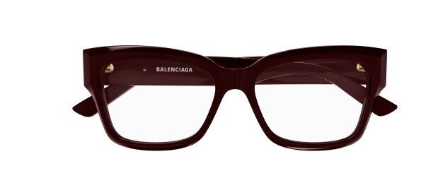Balenciaga BB0274O 003 Red Cat Eye Women's Eyeglasses - Stylish Designer Frames for Women, Perfect for Fashion & Everyday Wear
