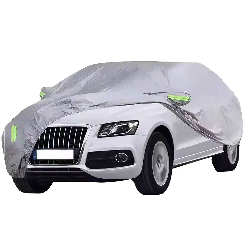 BMW X4 F26 G02 Car Cover 2015-2022 - Waterproof 190T High Density SUV Full Exterior Cover for Indoor & Outdoor Protection - Sunscreen Silver Car Cover for All Weather & Long-Term Parking