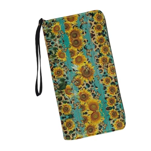 Sunflower Leopard Print Butterfly